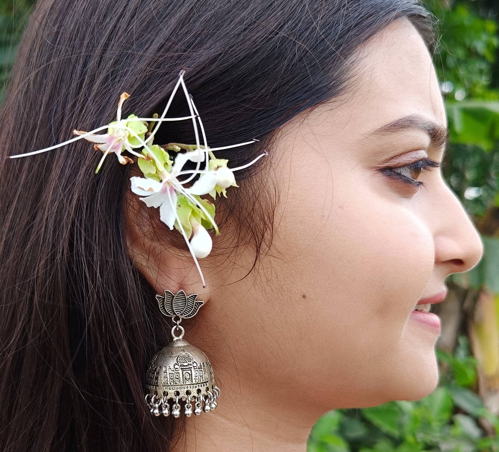 Oxidised jhumka