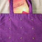 TOTE bag by Khadi cotton fabric with laheriya bits