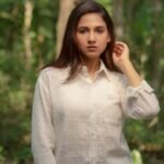 WOMEN SOLID SHIRT by HAND WAVE LILEN COTTON FABRIC